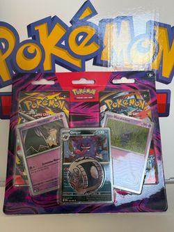 Pokémon TCG Gengar Pin Collection Blister Pack