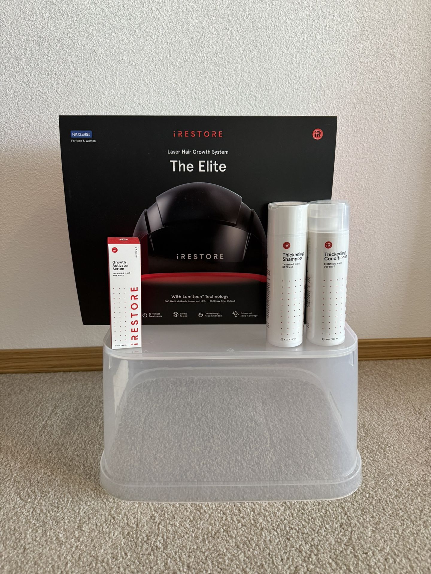 iRestore Elite Laser Hair Growth Helmet Bundle