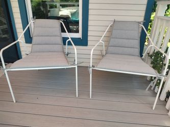 Set of 4 Modern by Dwell Magazine for Target Patio Chairs w/ Cushions