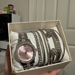 Folio Watch and Bracelet Set 