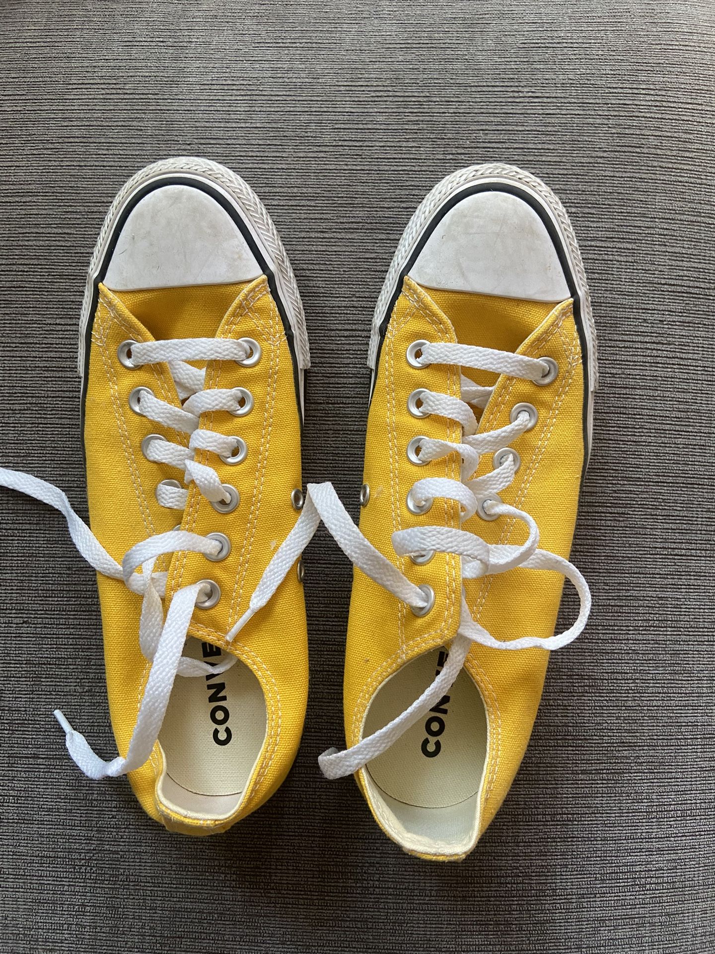 Converse Yellow Sneakers 7.5