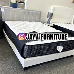 New Queen Bed Frame With MATRESS 