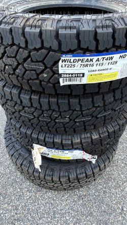 4 Falken Wildpeak AT4W LT225/75R16 (Load E)