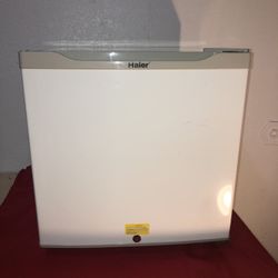 Haier Mini Fridge Up For Sale, Free Delivery Or Pickup 