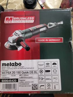 New Metabo 6in Grinder