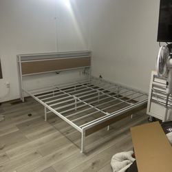 King Bed Frame With Headboard