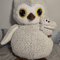 Giant Approximately 60' Goffa Stuffed Plush Owl With Tags