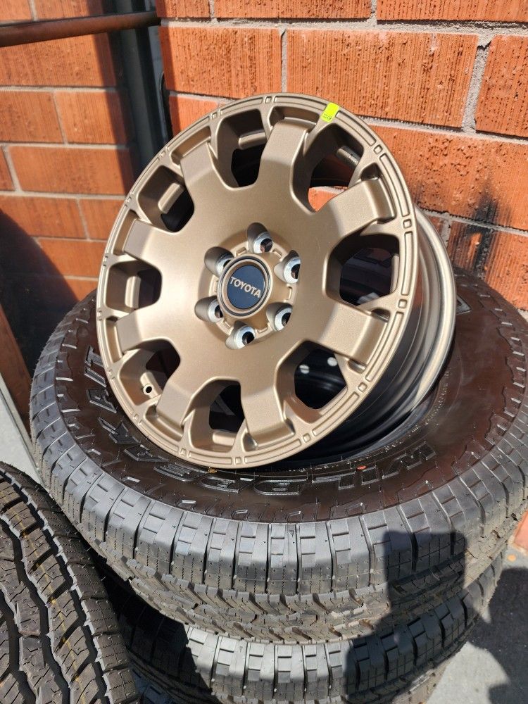new 2025 18" TOYOTA TRAIL HUNTER TRD PRO  WHEELS TACOMA TUNDRA SEQUOIA LAND CRUISER 4RUNNER LEXUS GX550