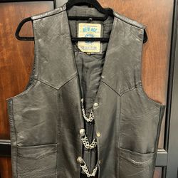 Men’s New Age Leather Vest 