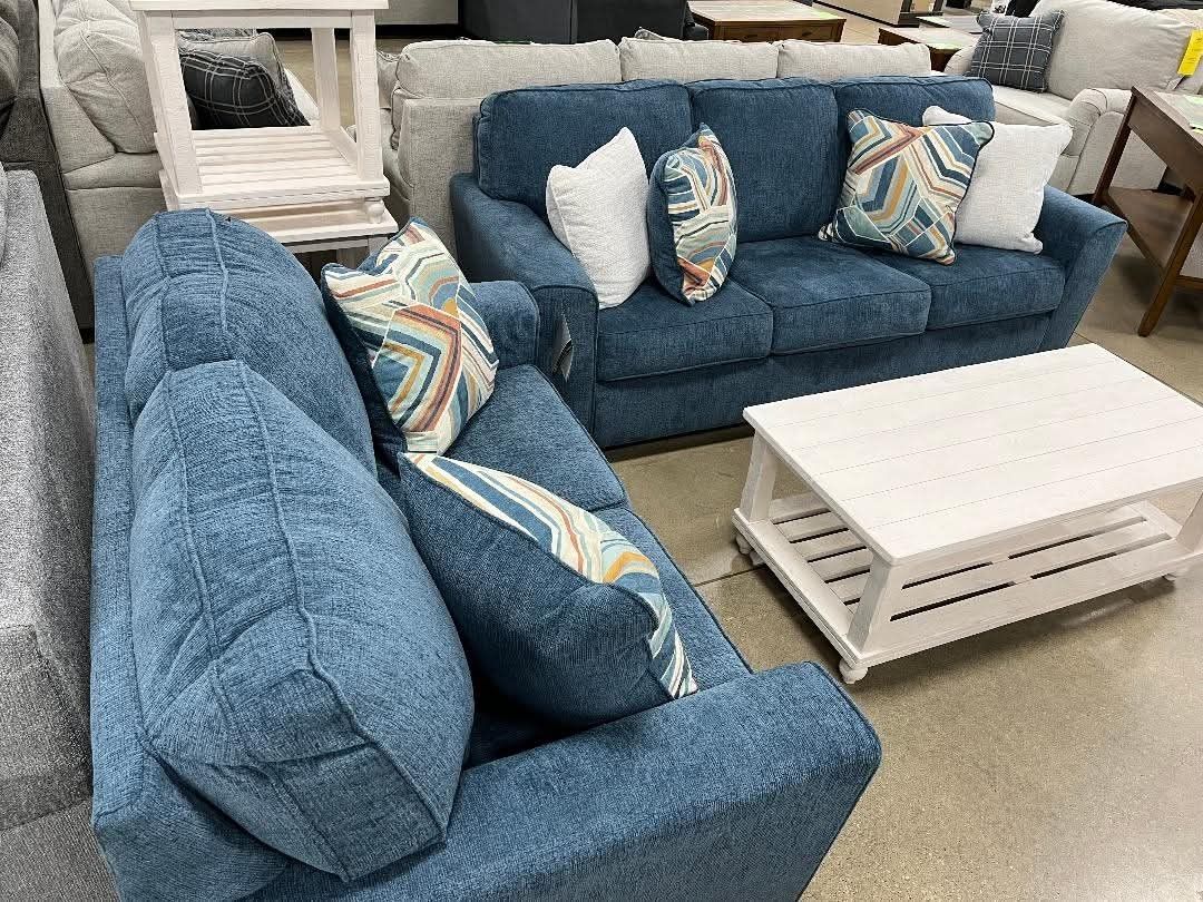 Living Room Furniture Set 🌟 Sofa And Loveseat Set 🌟 Fast Delivery ⭐$39 Down Payment with Financing ⭐ 90 Days same as cash