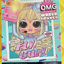 LOL Surprise OMG World Travel FLY GURL Fashion Doll Includes15 Surprises