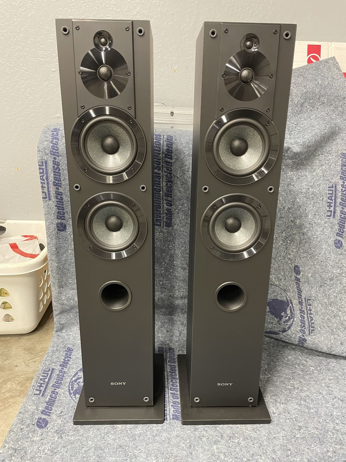 Sony SSCS3 3-Way Floor-Standing Speaker (Pair [2]) - Black