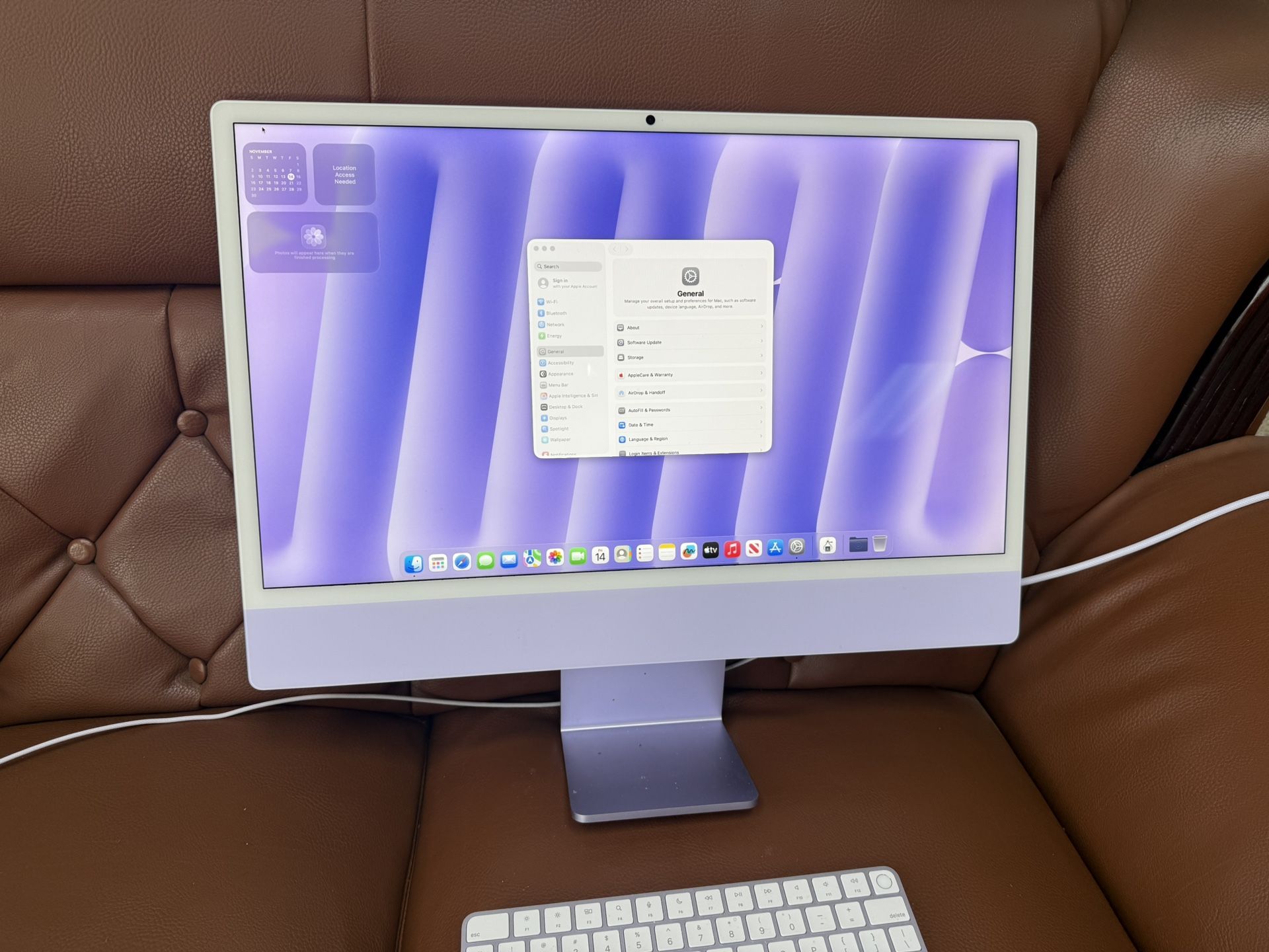 Apple IMac M4 24inch Purple Color 2024