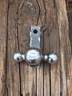 3 ball hitch solid steel