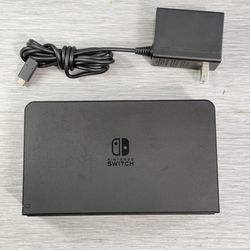 Nintendo Switch OLED Dock with Charger Cables Model HEG-007 - Tested 🎮🕹