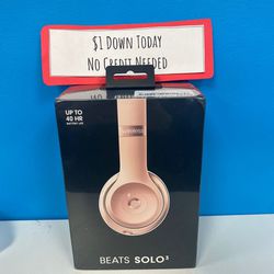 Beats Solo 3 Bluetooth Headphones New -PAYMENTS AVAILABLE-$1 Down Today 