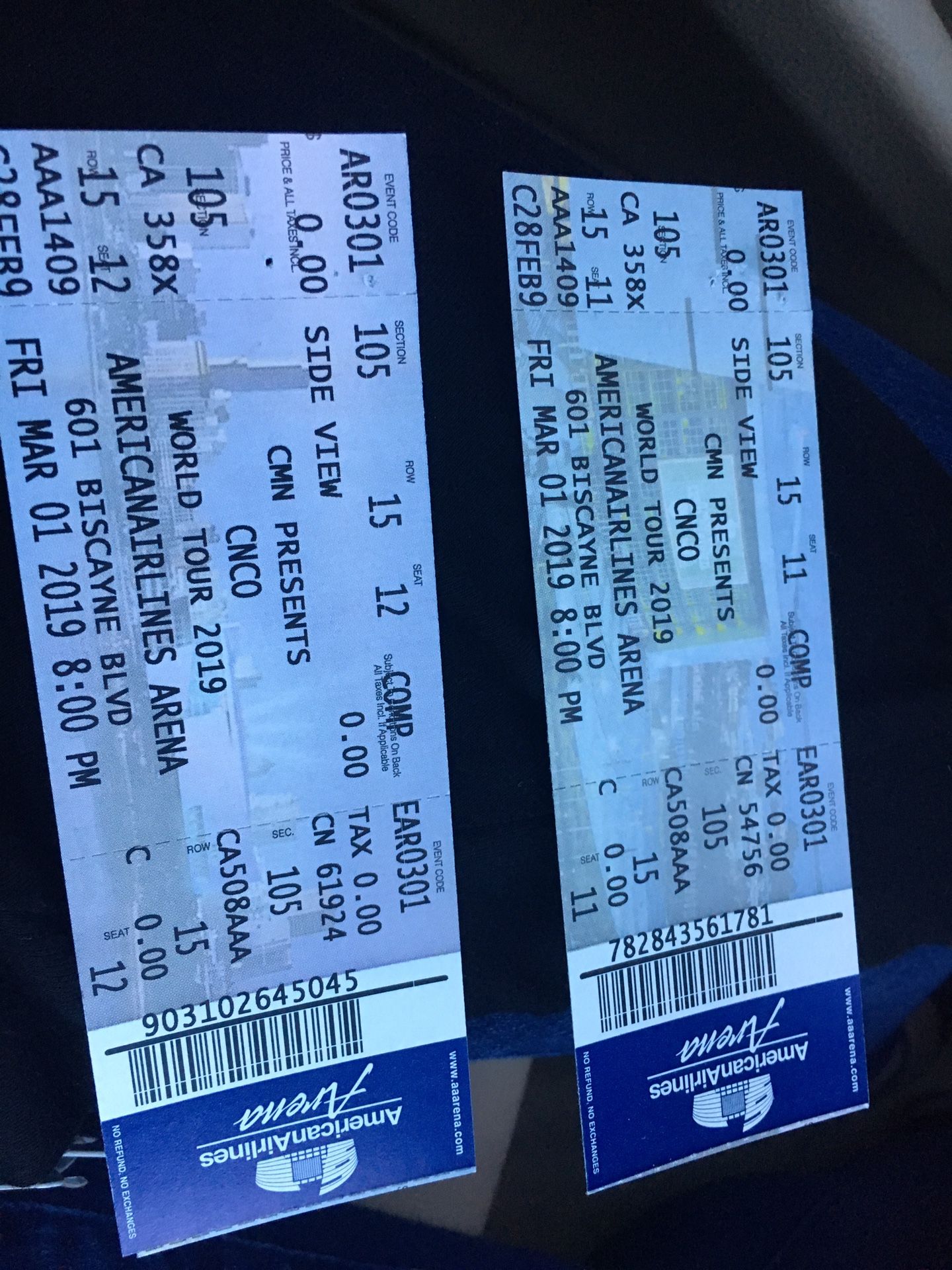 CNCO Tickets