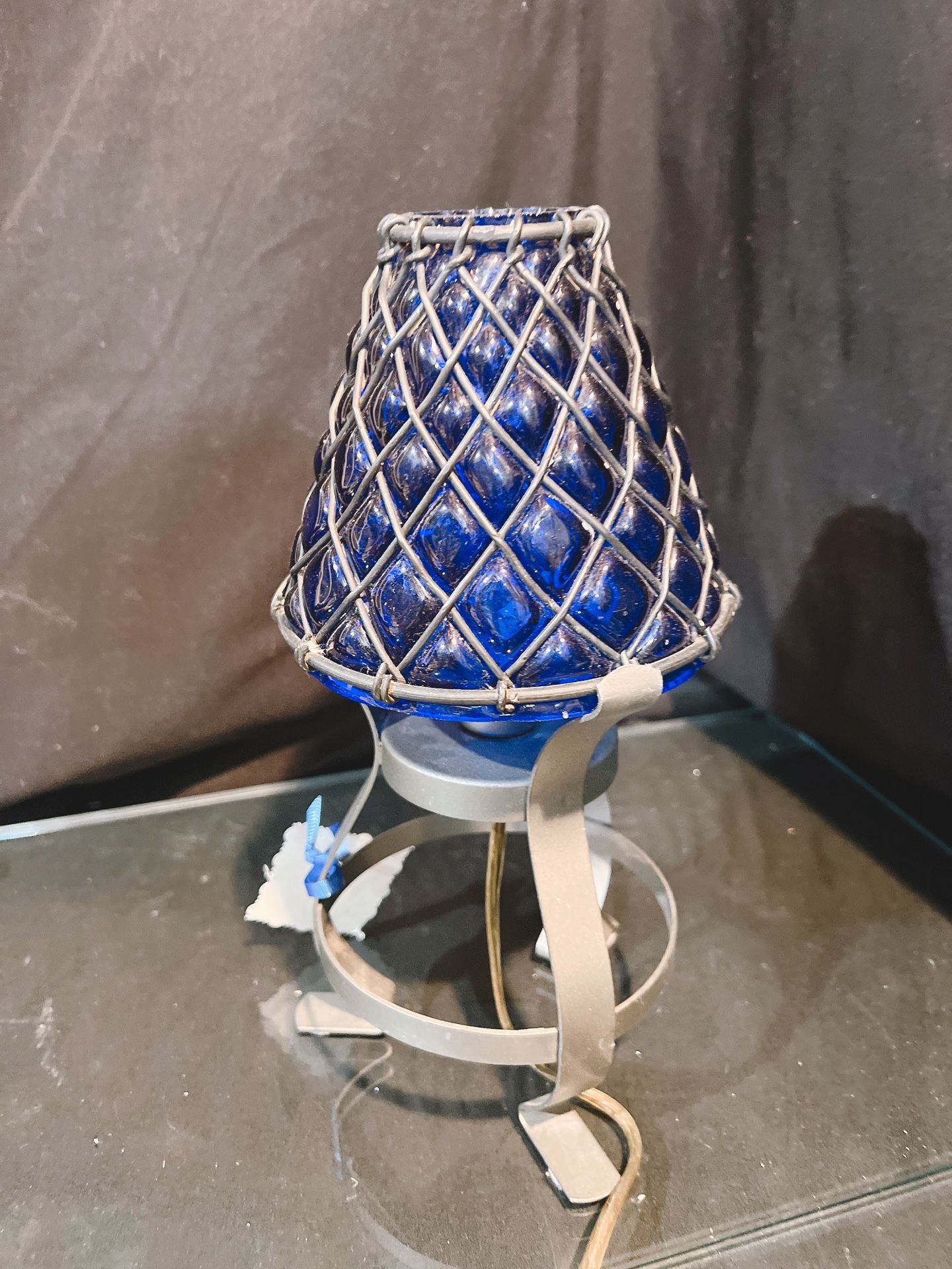 Decorative Vintage Glass Table Lamp 