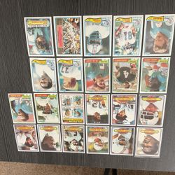 22 Miami Dolphins Early 1980s Football Cards Griese, Csonka, Etc