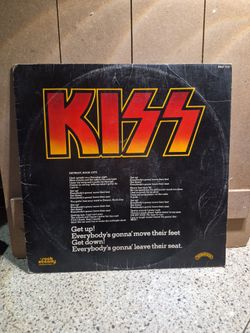 KISS Detroit Rock City Vinyl Record