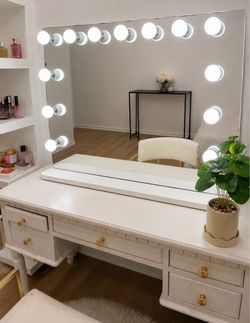 Vanity and mirror