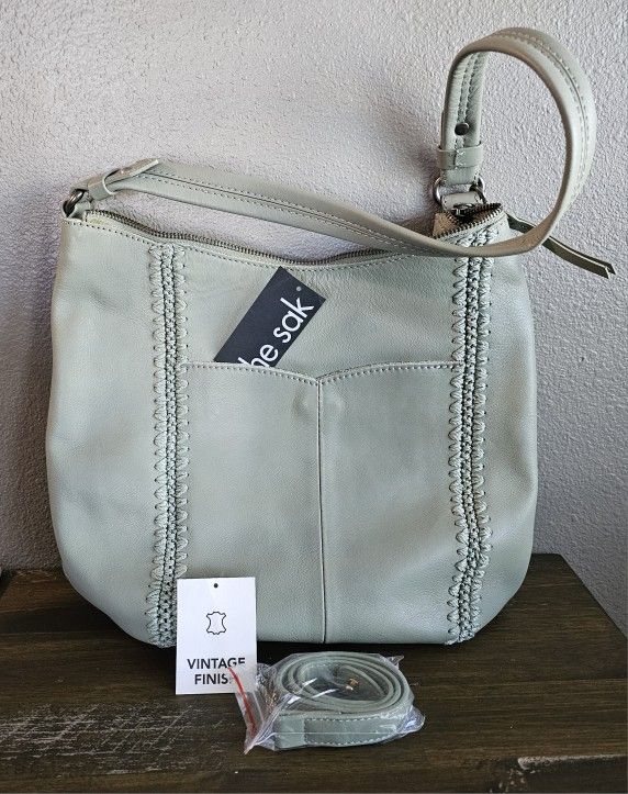 Handbag LEATHER The Sak