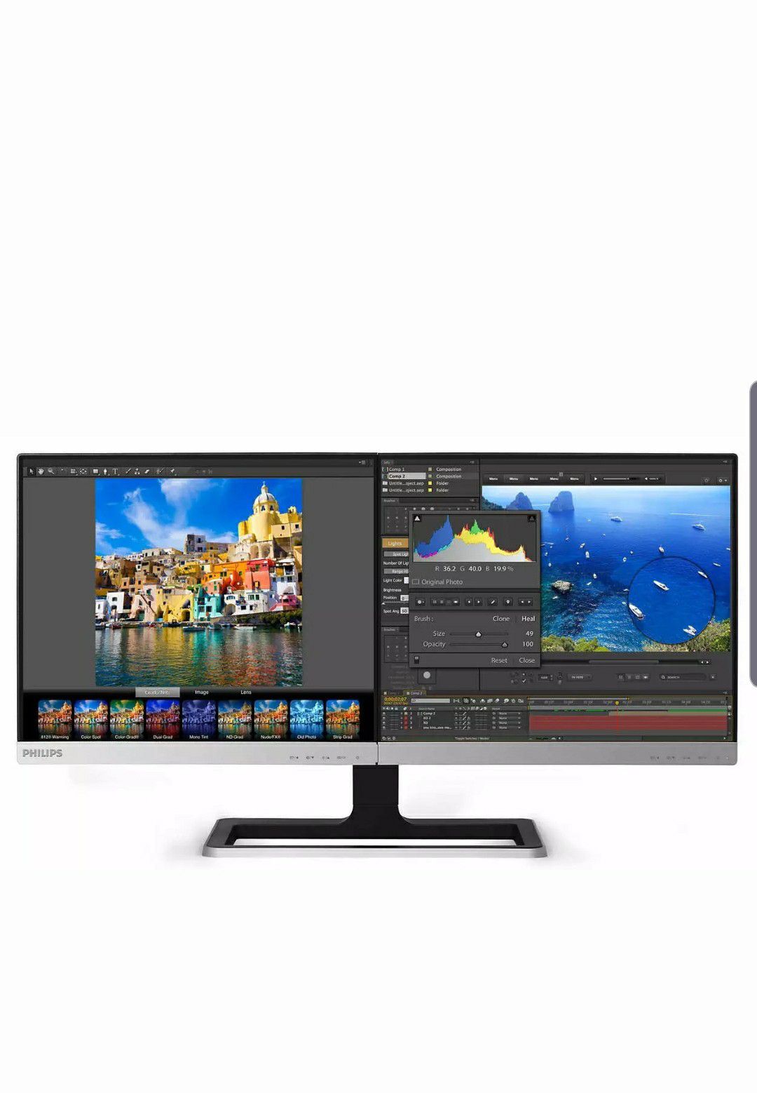 Philips Two-in-One LCD monitor