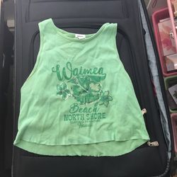 Crop Tank Top green
