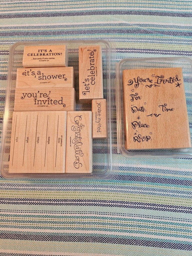 STAMPIN' UP! STAMPS AND INK PADS