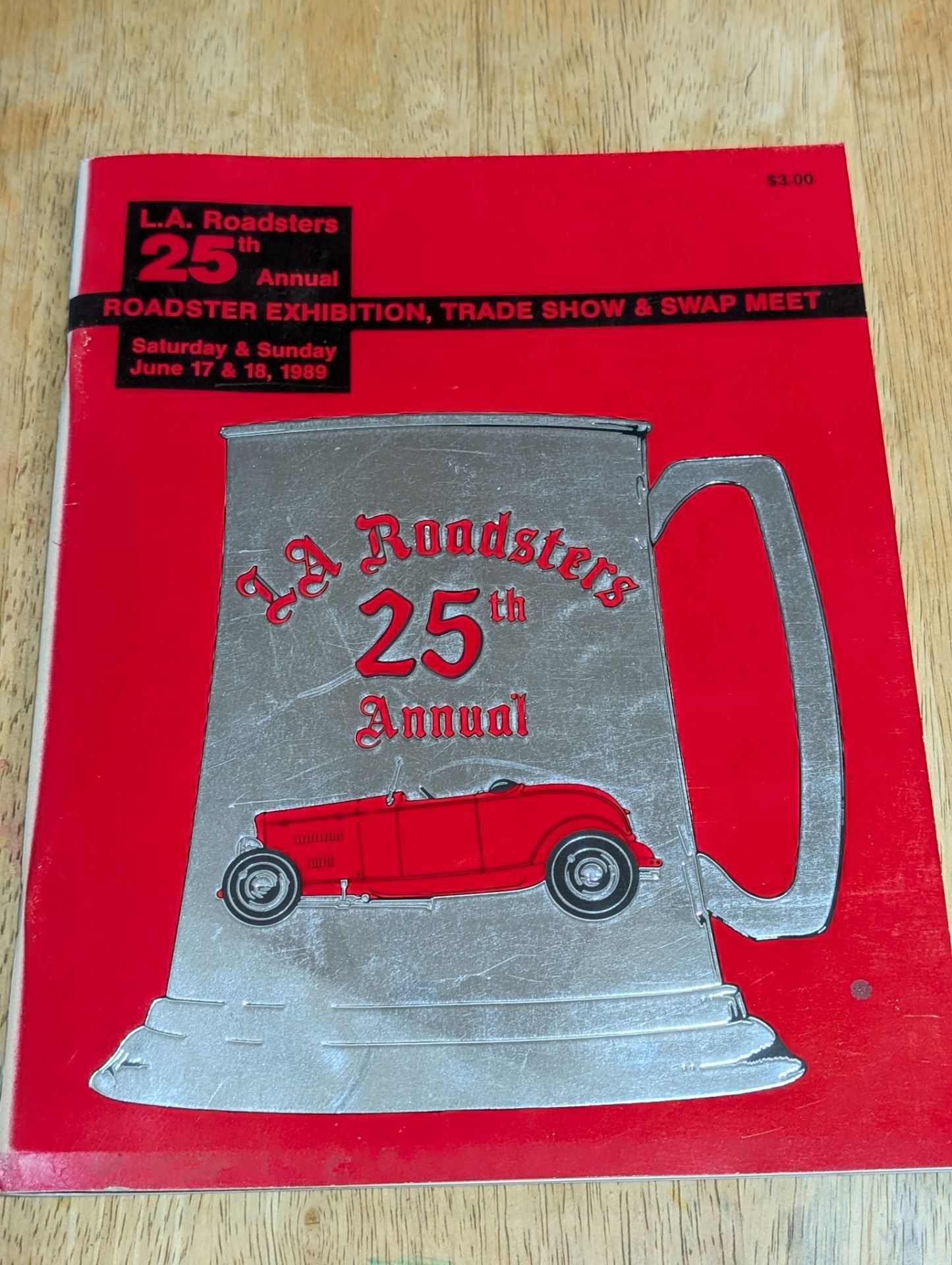 L.A. Roadsters 25th Annual 1989 Program Mag