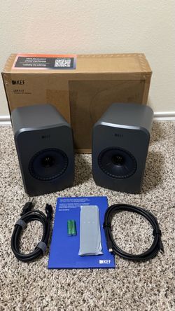 KEF LSX 2 LT bookshelf (grey)