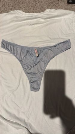 Adore Me  Light Blue Lace Thong VS