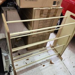 Wood  Shoe Rack $20 Or Wire Shoe Rack $15