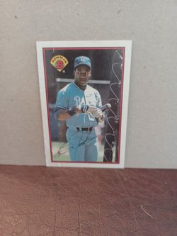 1989 Bowman Bo Jackson Baseball Card