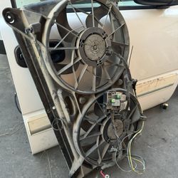 99 2006 SILVERADO OEM ELECTRIC FANS & Harness