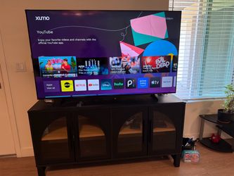 Large Flat Screen Smart TV and stand