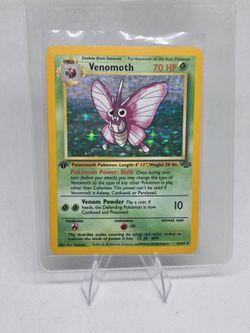 Pokemon Venomoth 1st Edition Holo