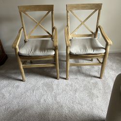 Kitchen Table End Chairs (2)