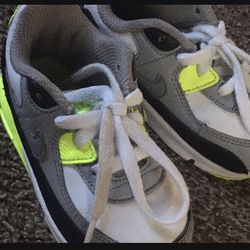 Green White Airmax Sz 7c Boys