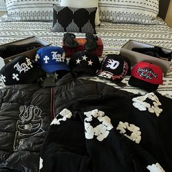 Reseller bundle includes(SDL puffer,denim tears, 5 hats, red bottoms , torry Burch