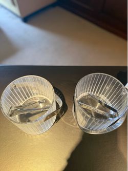 Two vintage ice buckets