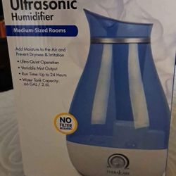 TheraCare Cool Mist Ultrasonic Humidifier.