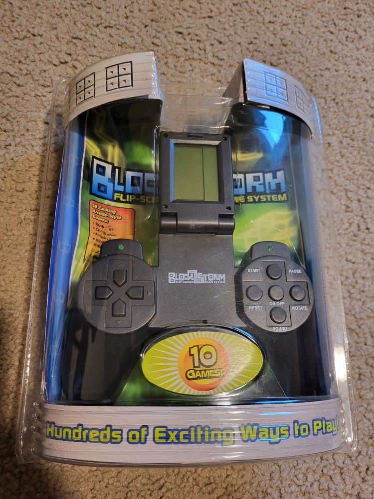 Block Storm Flip-Screen Game System