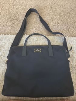 Kate Spade Black Nylon Tote Bag