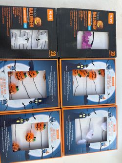 Halloween LED Mini Light Sets – Lot of 6