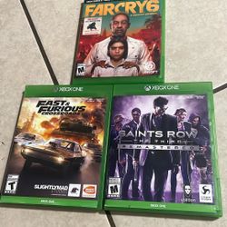 SAINTS ROW , FARCRY6 , FAST & FURIOUS CROSSROADS