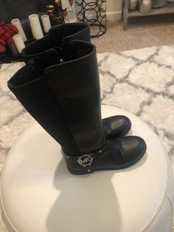 Michael kors girls boots like new size 1