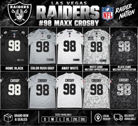Maxx Crosby #98 Jerseys | Small to 3X