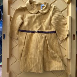 Janie And Jack yellow Dress 2T