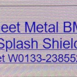 Body Sheet Metal BMW 320i Aftermarket Engine Splash Shield
